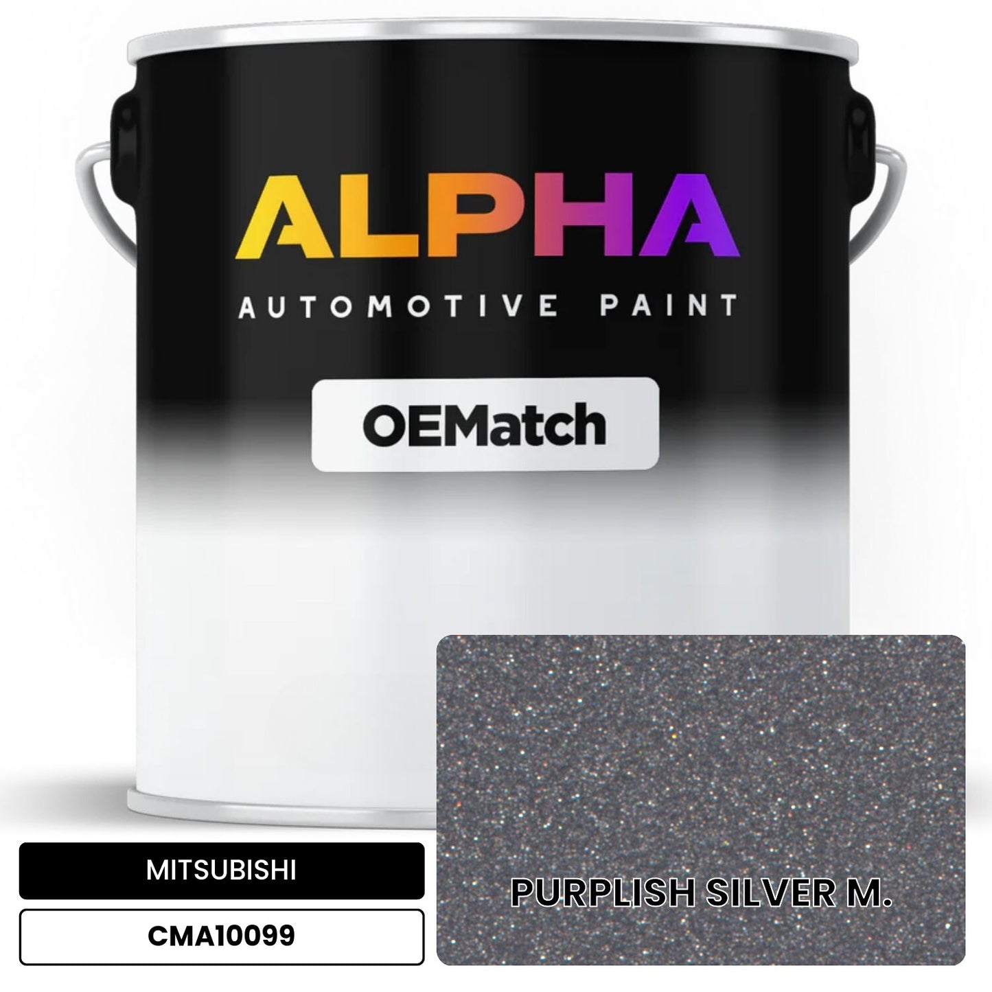 MITSUBISHI PURPLISH SILVER M. CMA10099 OEMatch Basecoat