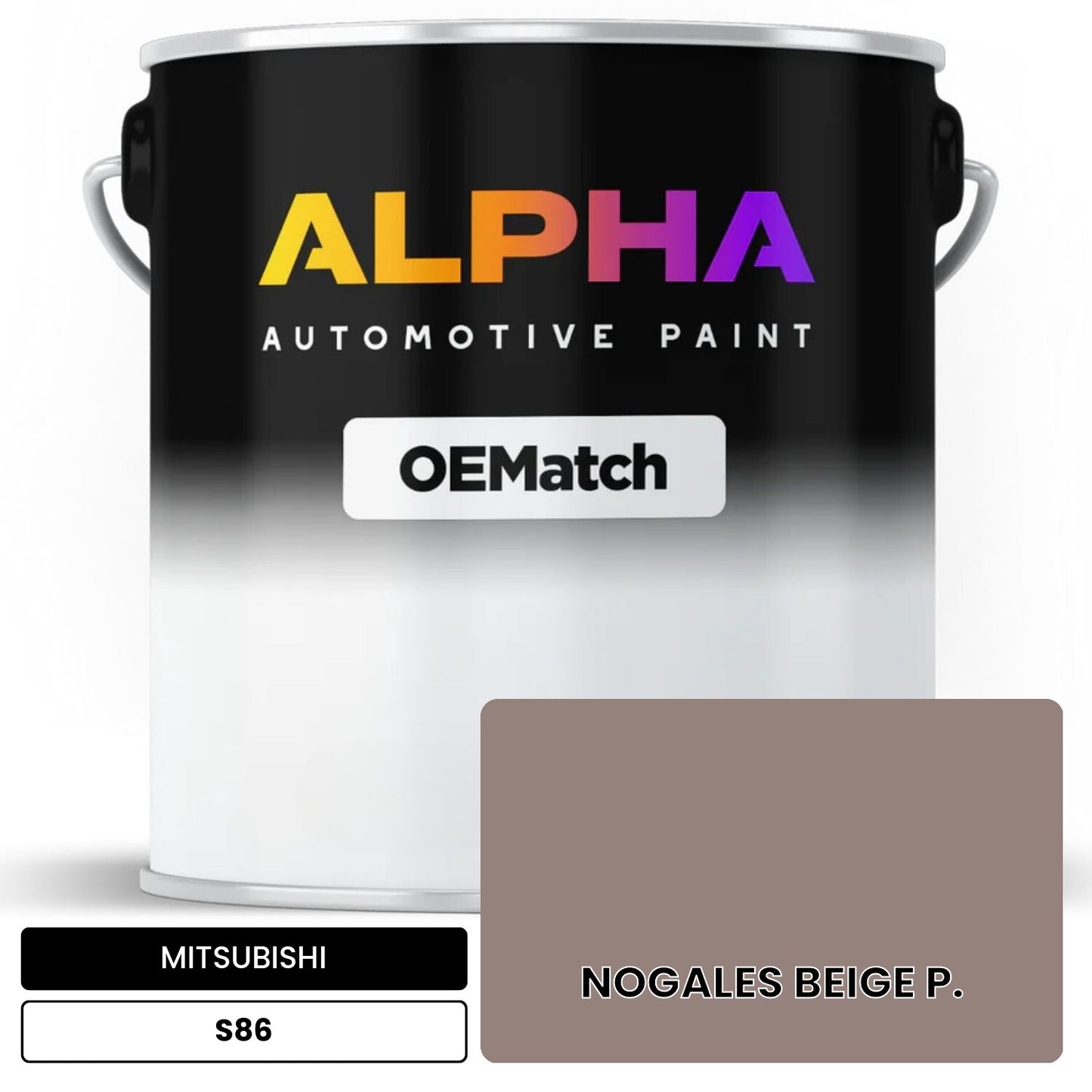 MITSUBISHI NOGALES BEIGE P. S86 OEMatch Basecoat