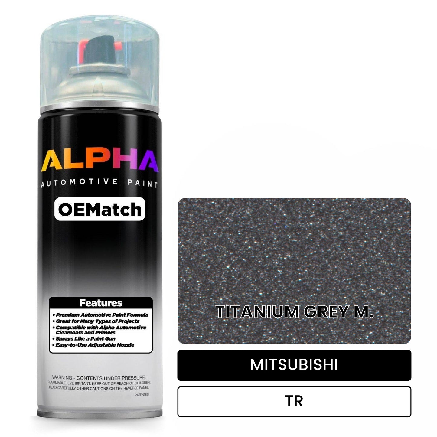 MITSUBISHI TITANIUM GREY M. TR OEMatch Spraycan