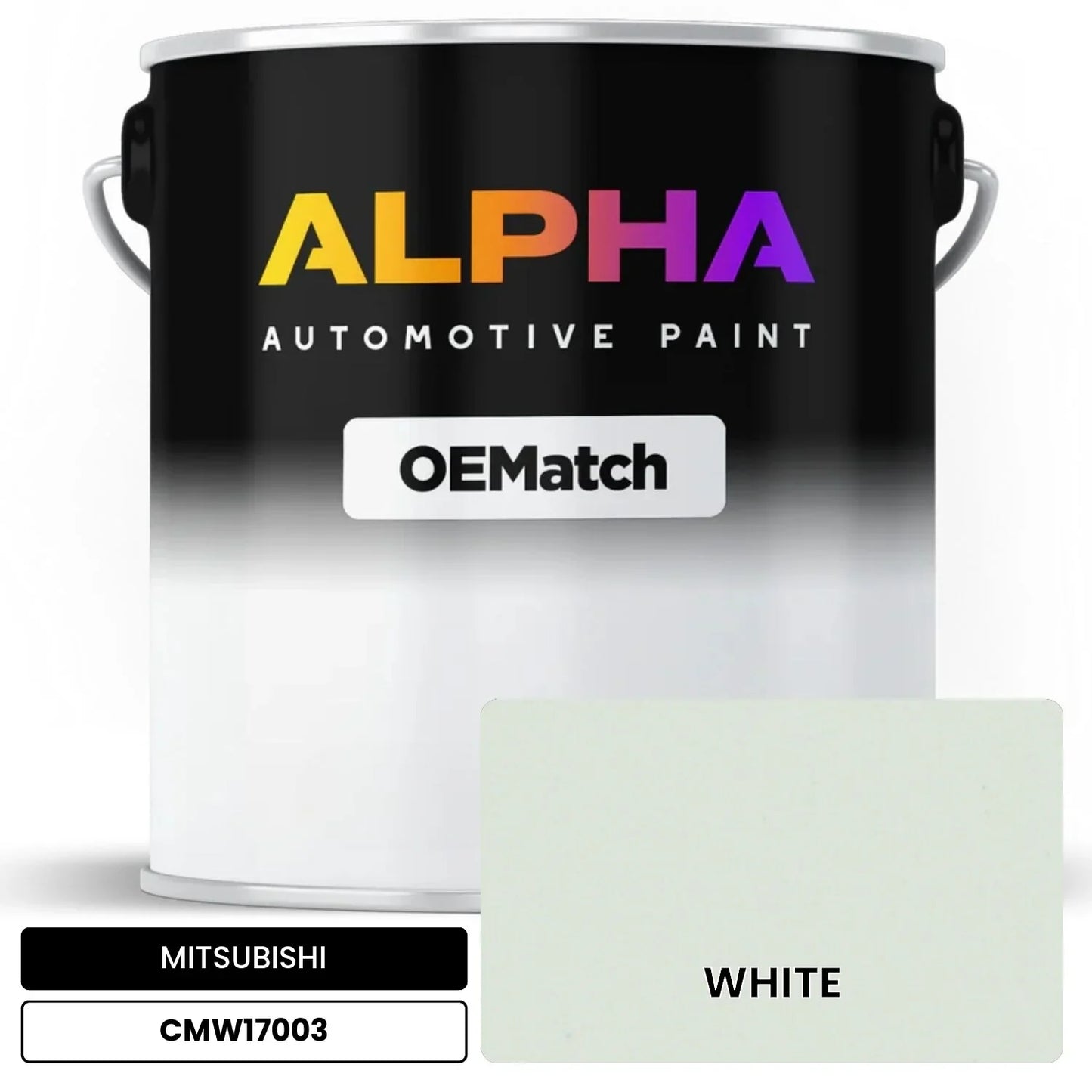 MITSUBISHI WHITE CMW17003 OEMatch Basecoat