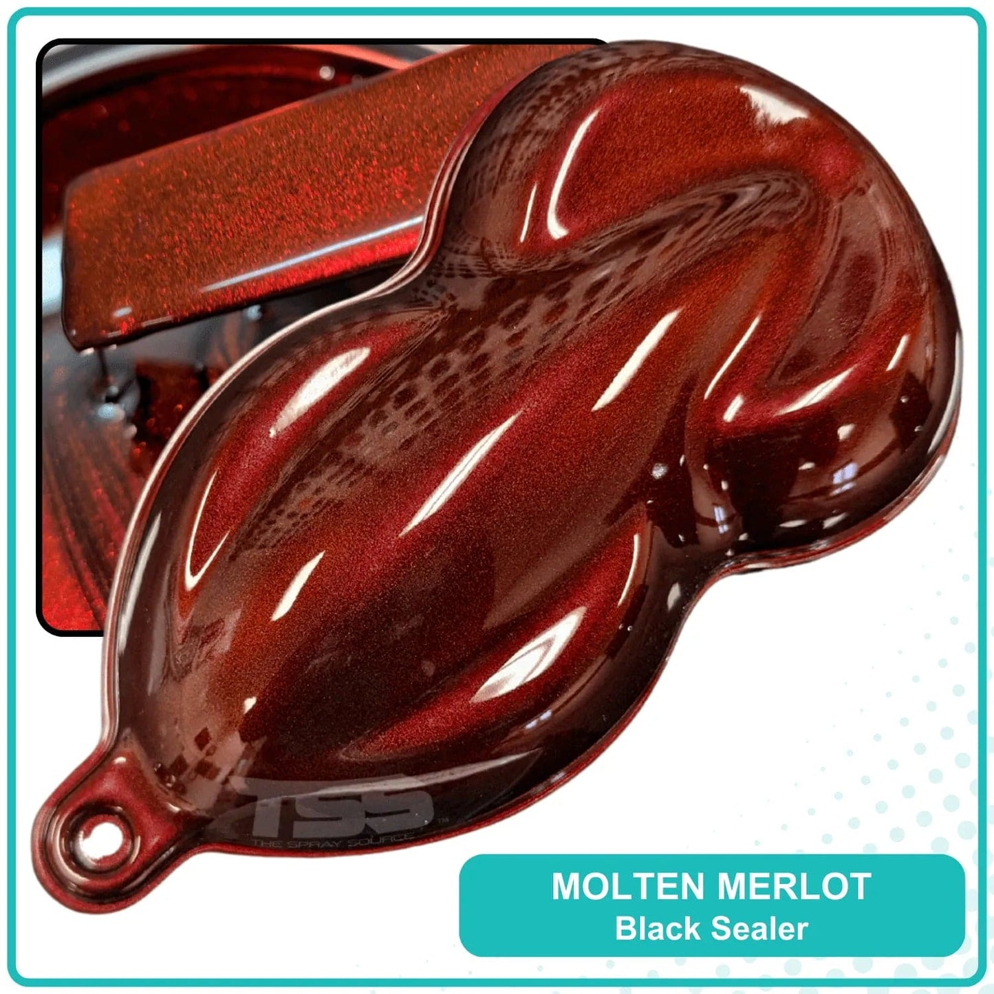 Molten Merlot Paint Basecoat - The Spray Source - Alpha Pigments