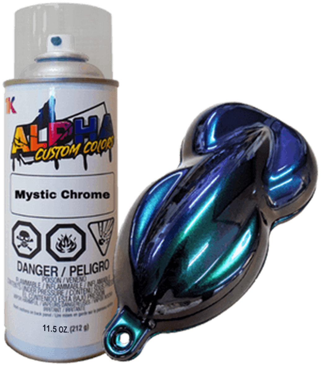 Mystic Chrome Alpha Custom Color Aerosol Spray Can Midcoat