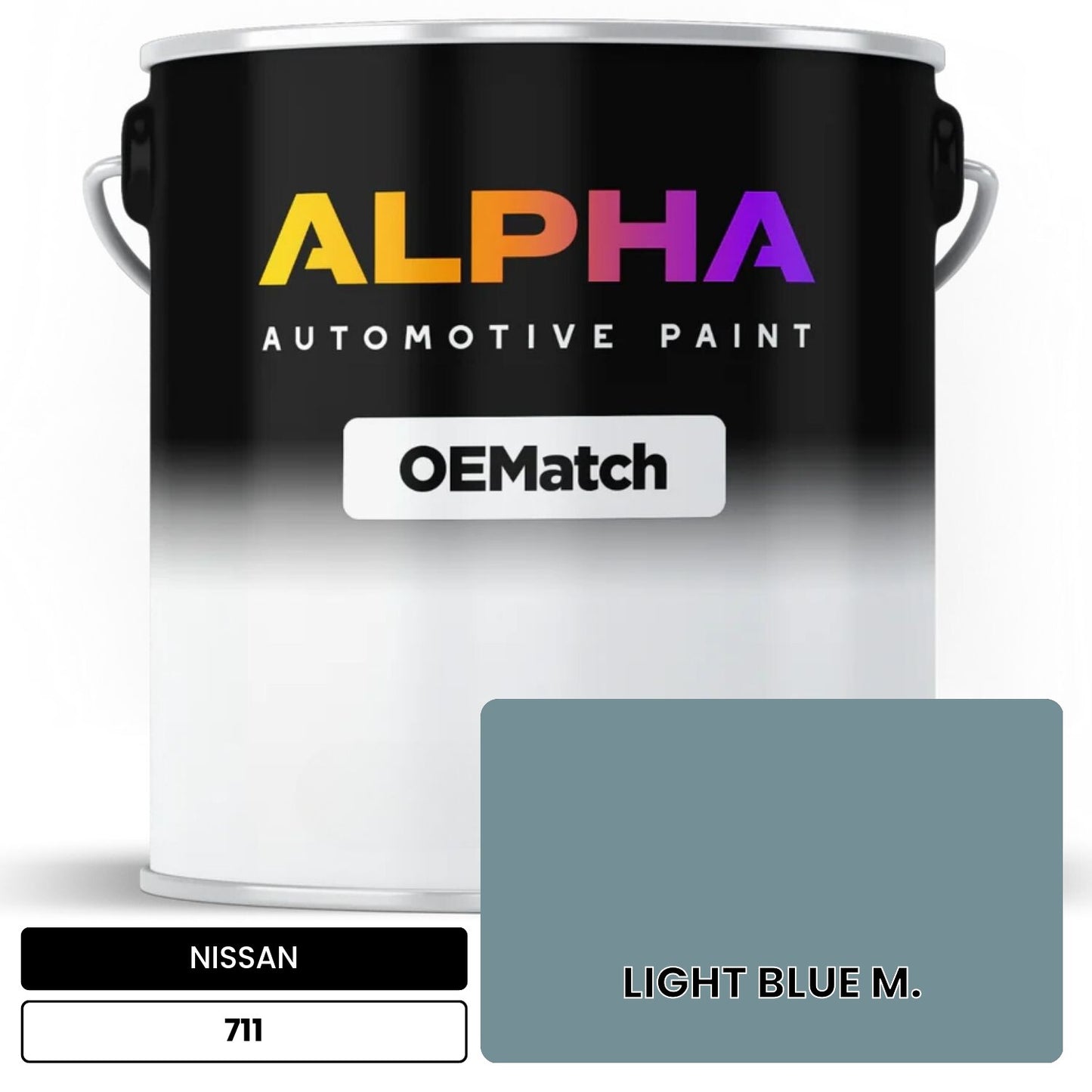 NISSAN LIGHT BLUE M. 711 OEMatch Basecoat