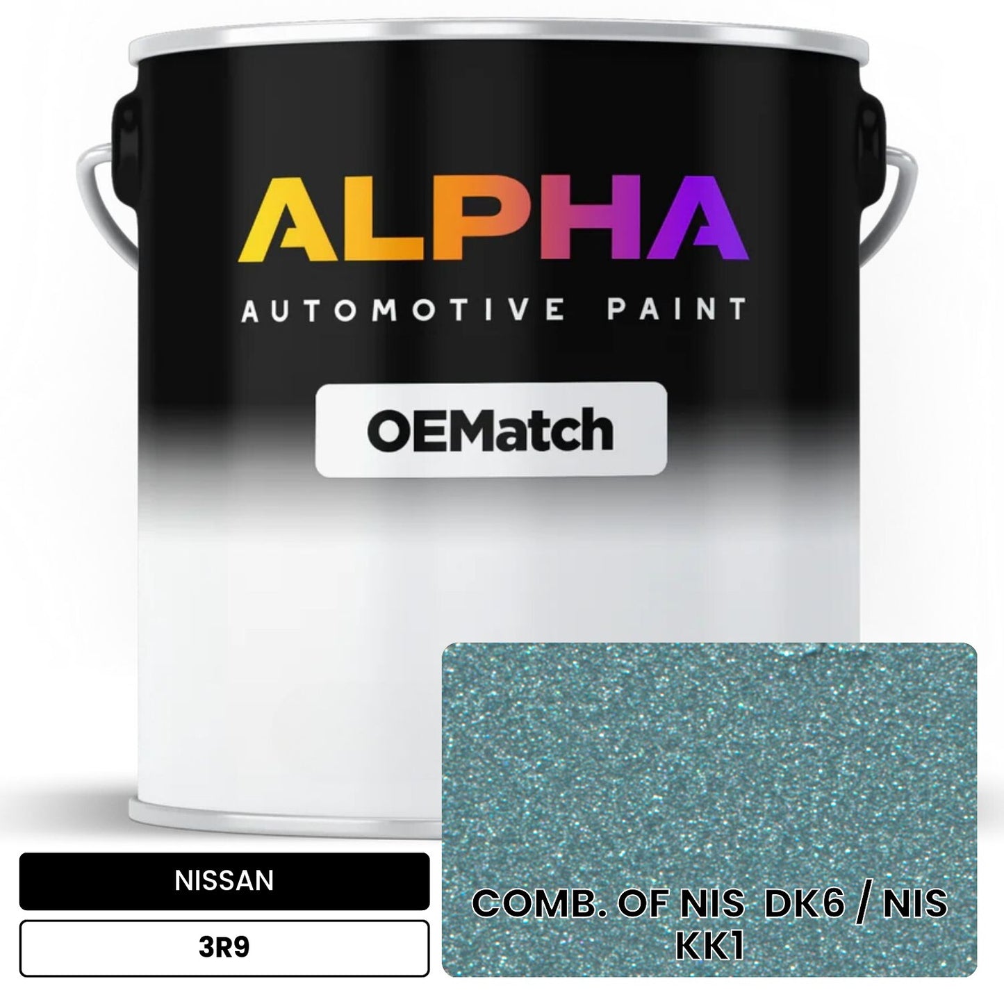NISSAN COMB. OF NIS DK6 / NIS KK1 3R9 OEMatch Basecoat