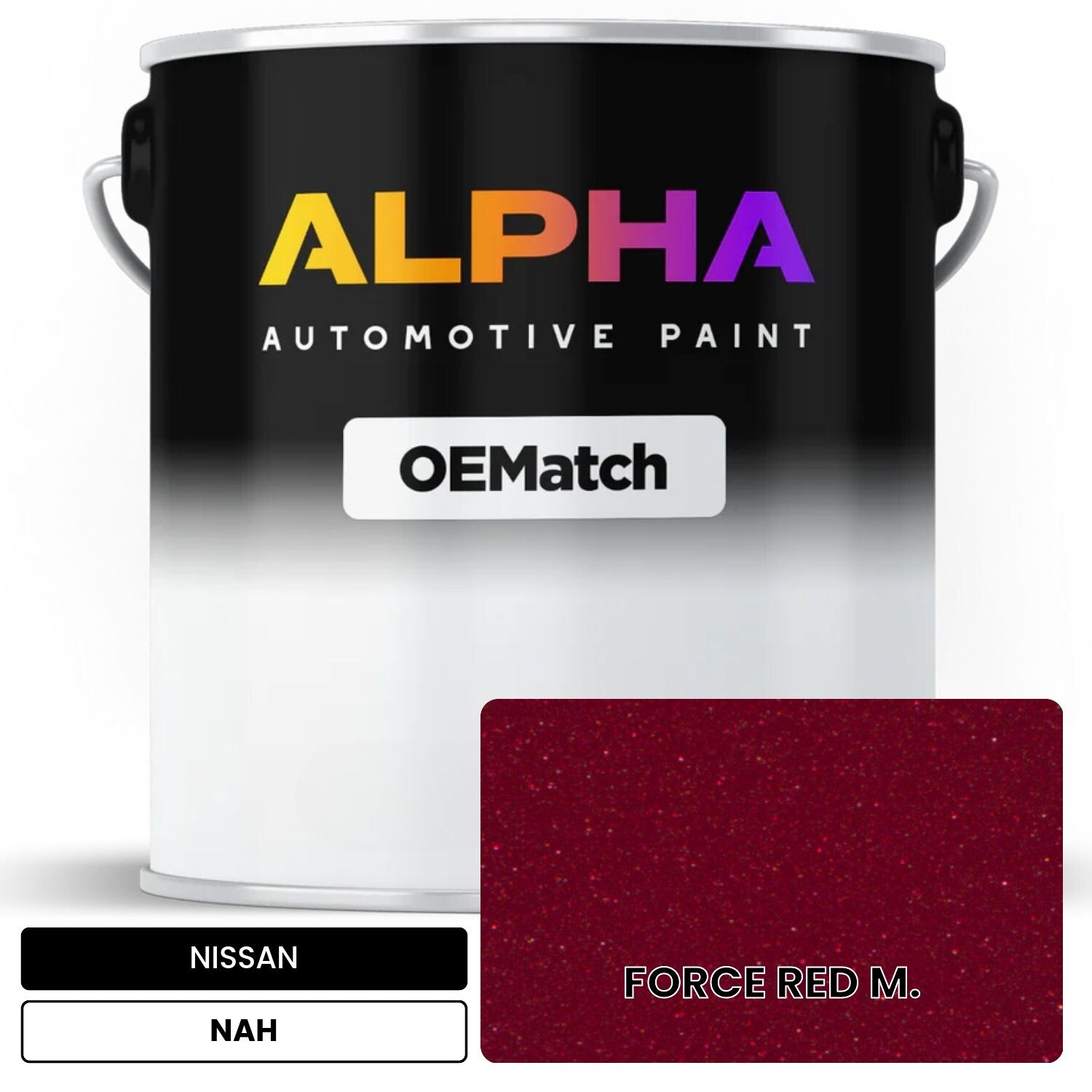 NISSAN FORCE RED M. NAH | OEMatch Automotive Basecoat – The Spray
