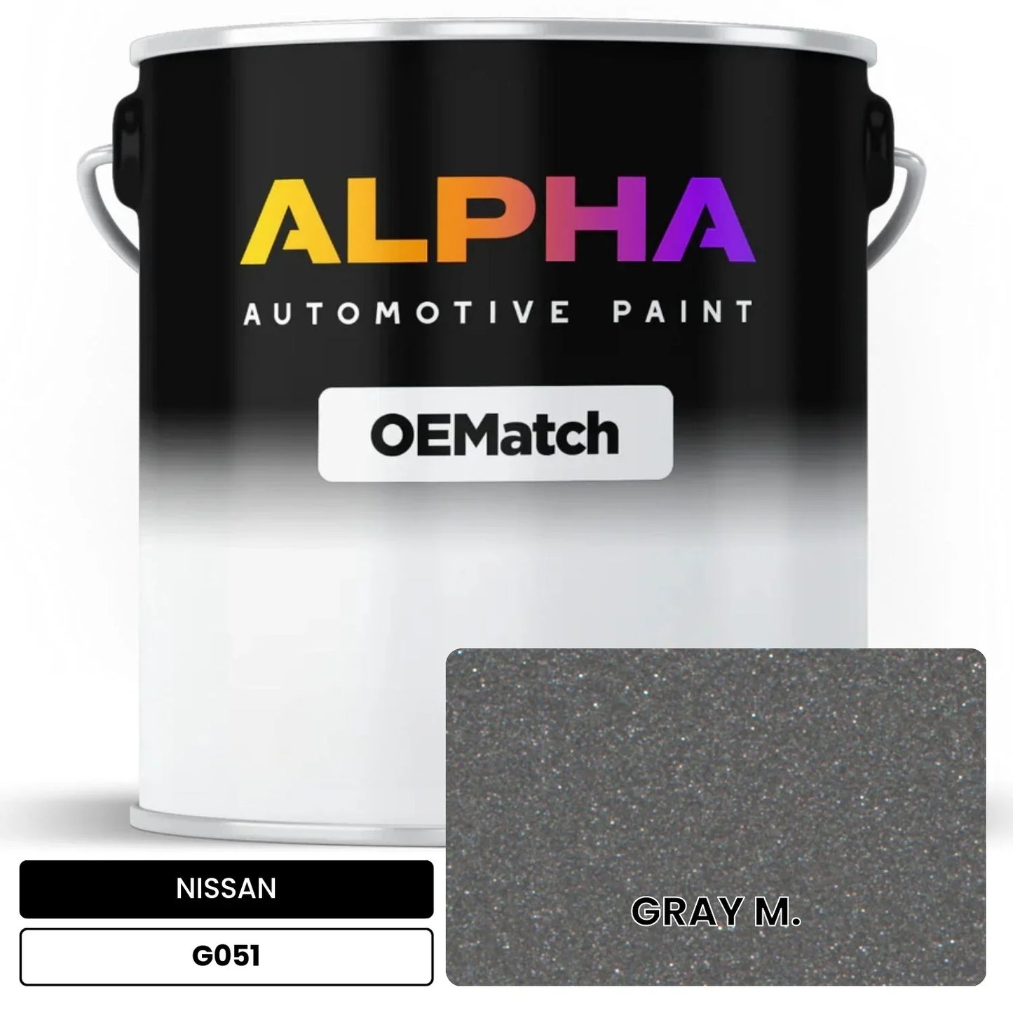 NISSAN GRAY M. G051 OEMatch Basecoat