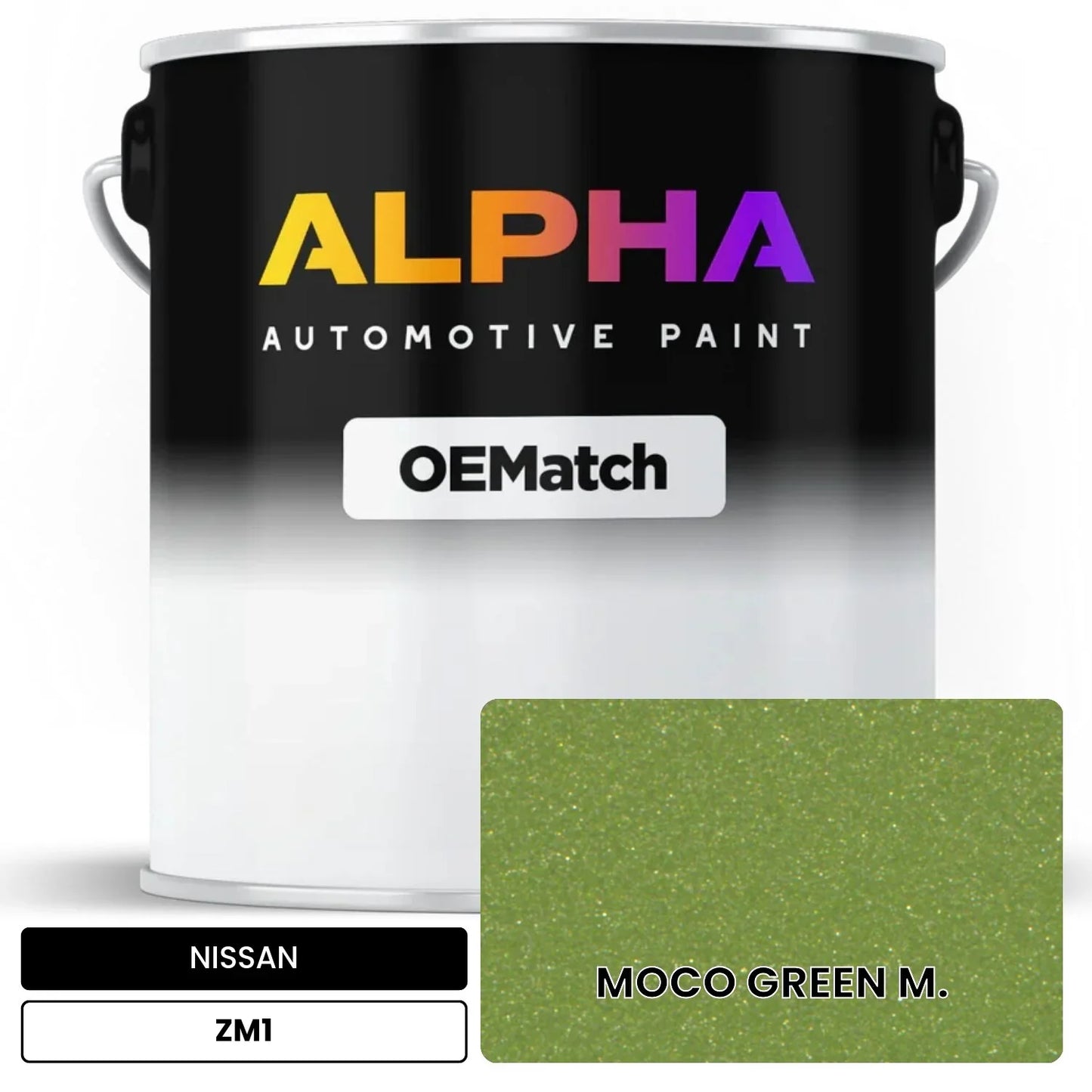 NISSAN MOCO GREEN M. ZM1 OEMatch Basecoat