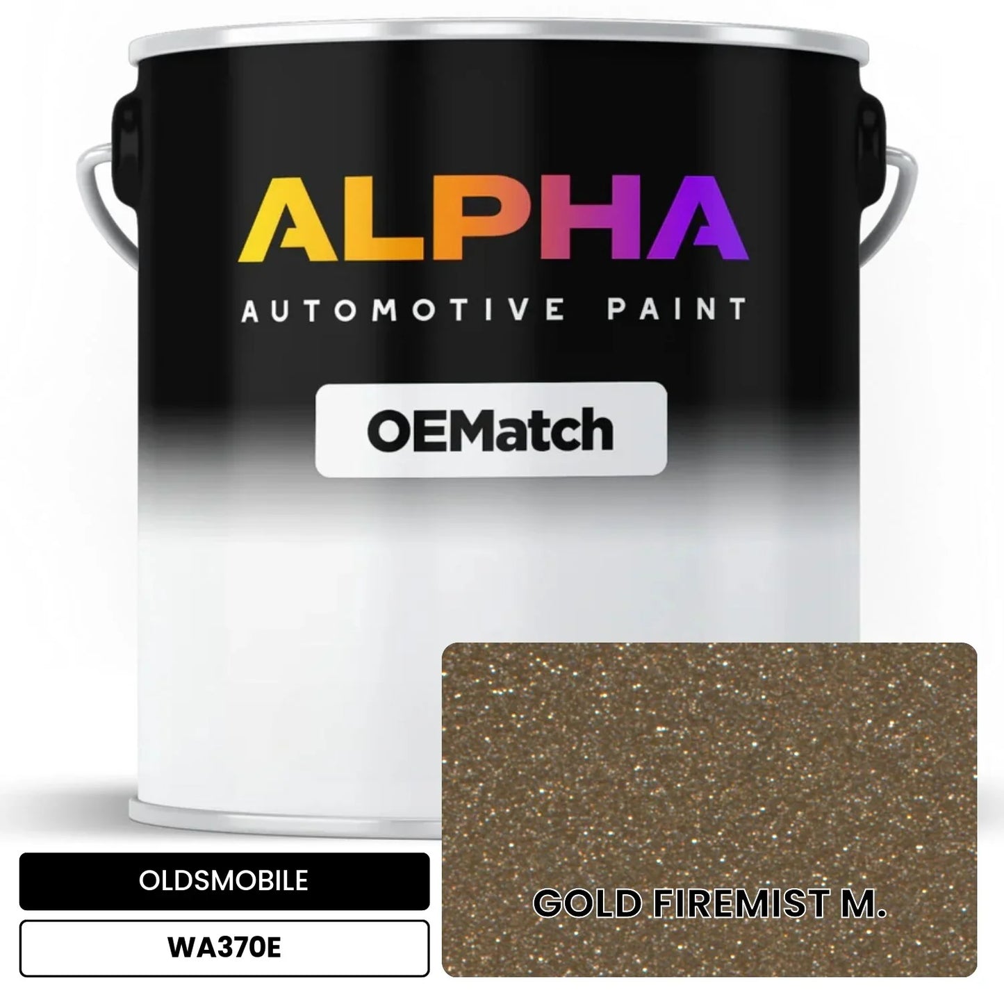 OLDSMOBILE GOLD FIREMIST M. WA370E OEMatch Basecoat