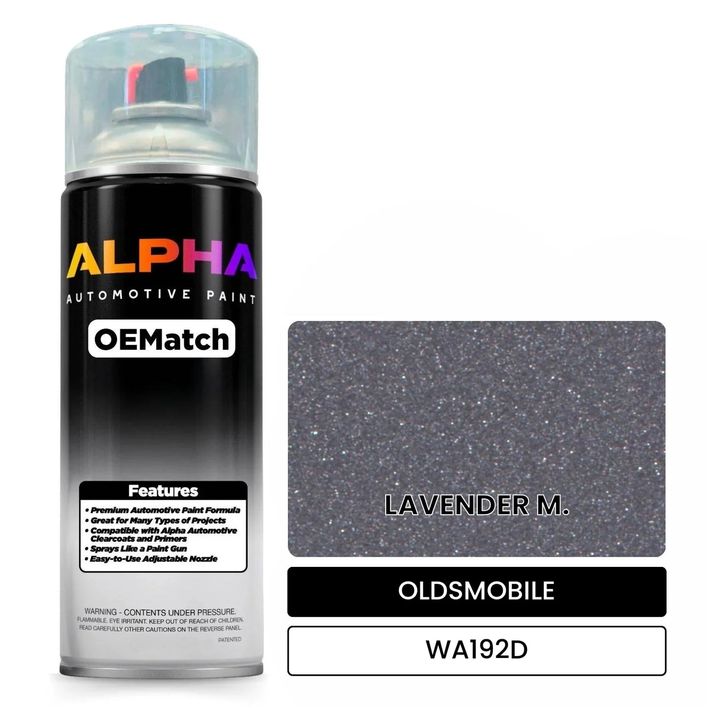 OLDSMOBILE LAVENDER M. WA192D OEMatch Spraycan