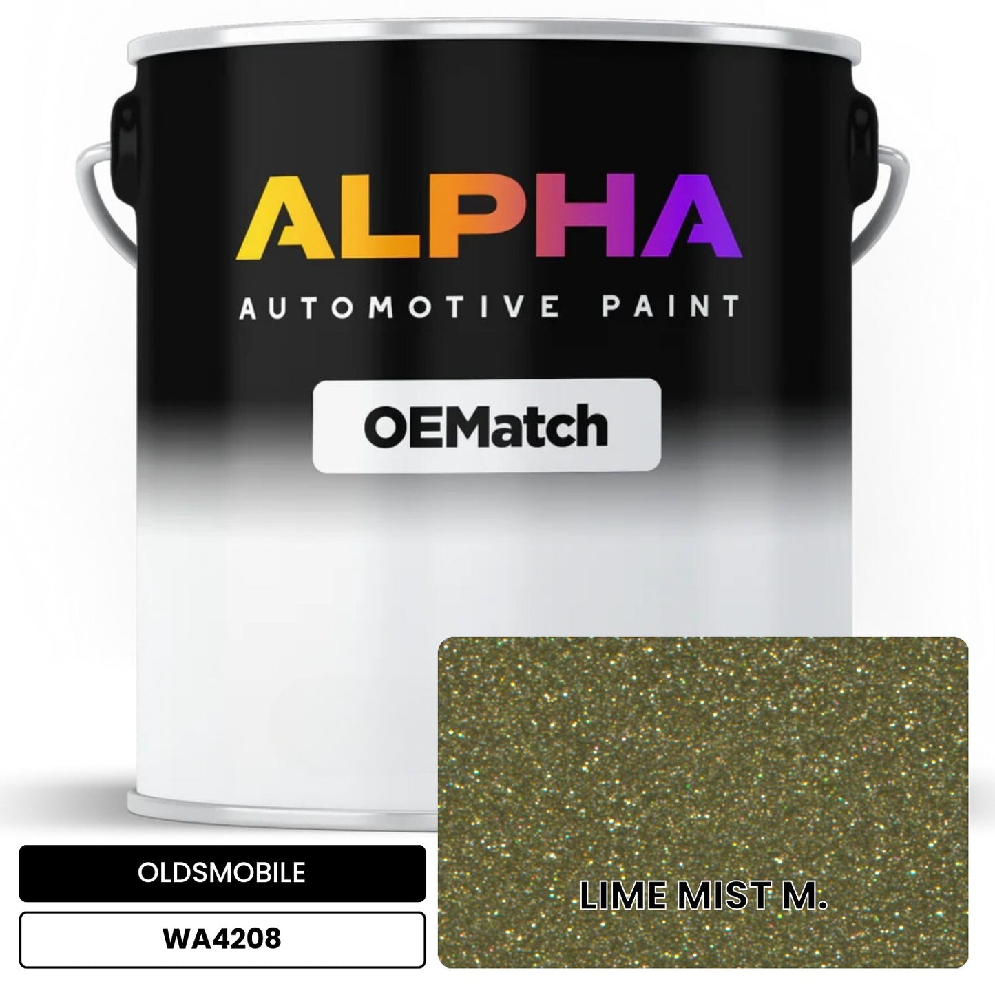 OLDSMOBILE LIME MIST M. WA4208 OEMatch Basecoat