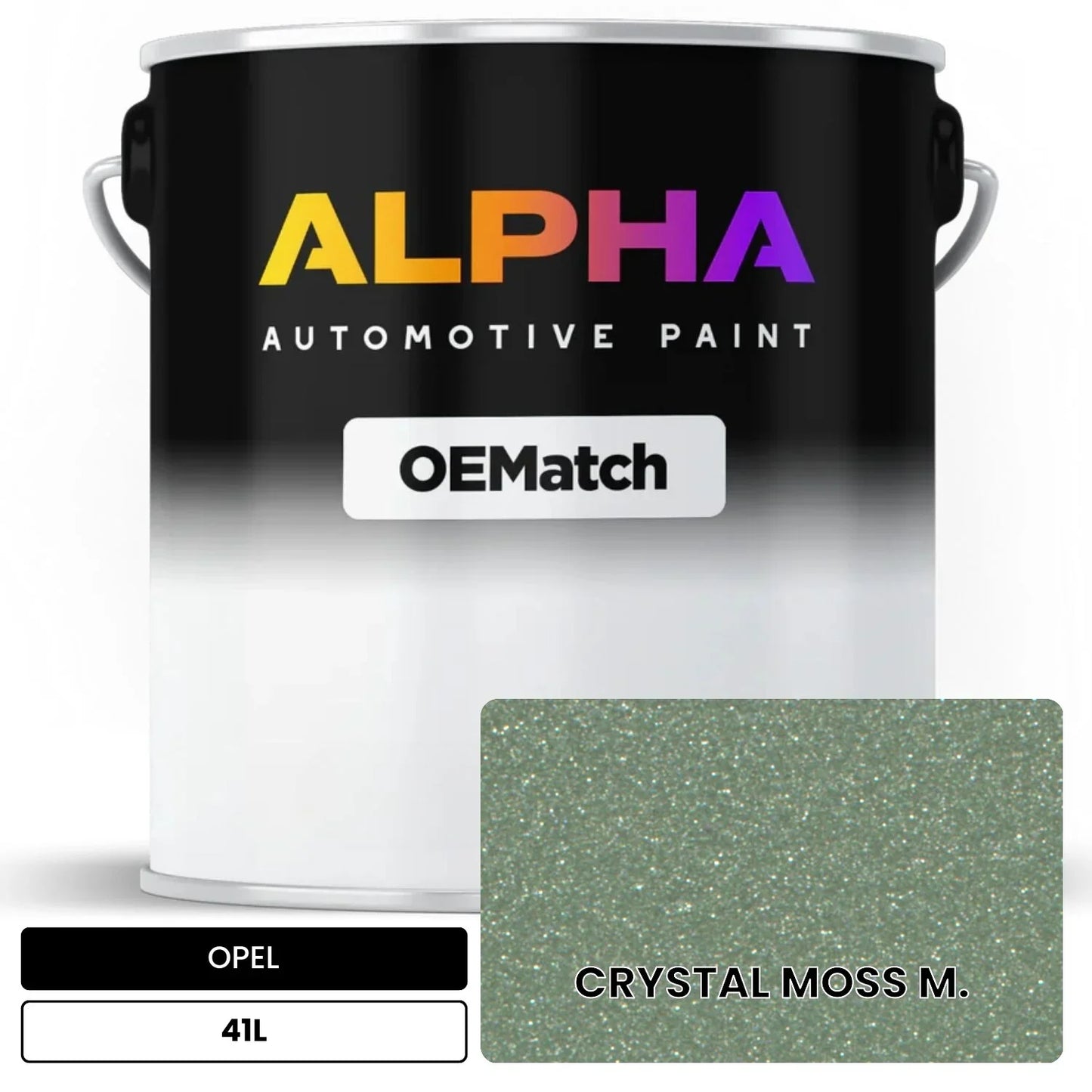 OPEL CRYSTAL MOSS M. 41L OEMatch Basecoat