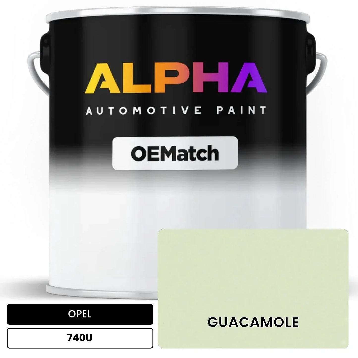OPEL GUACAMOLE 740U OEMatch Basecoat