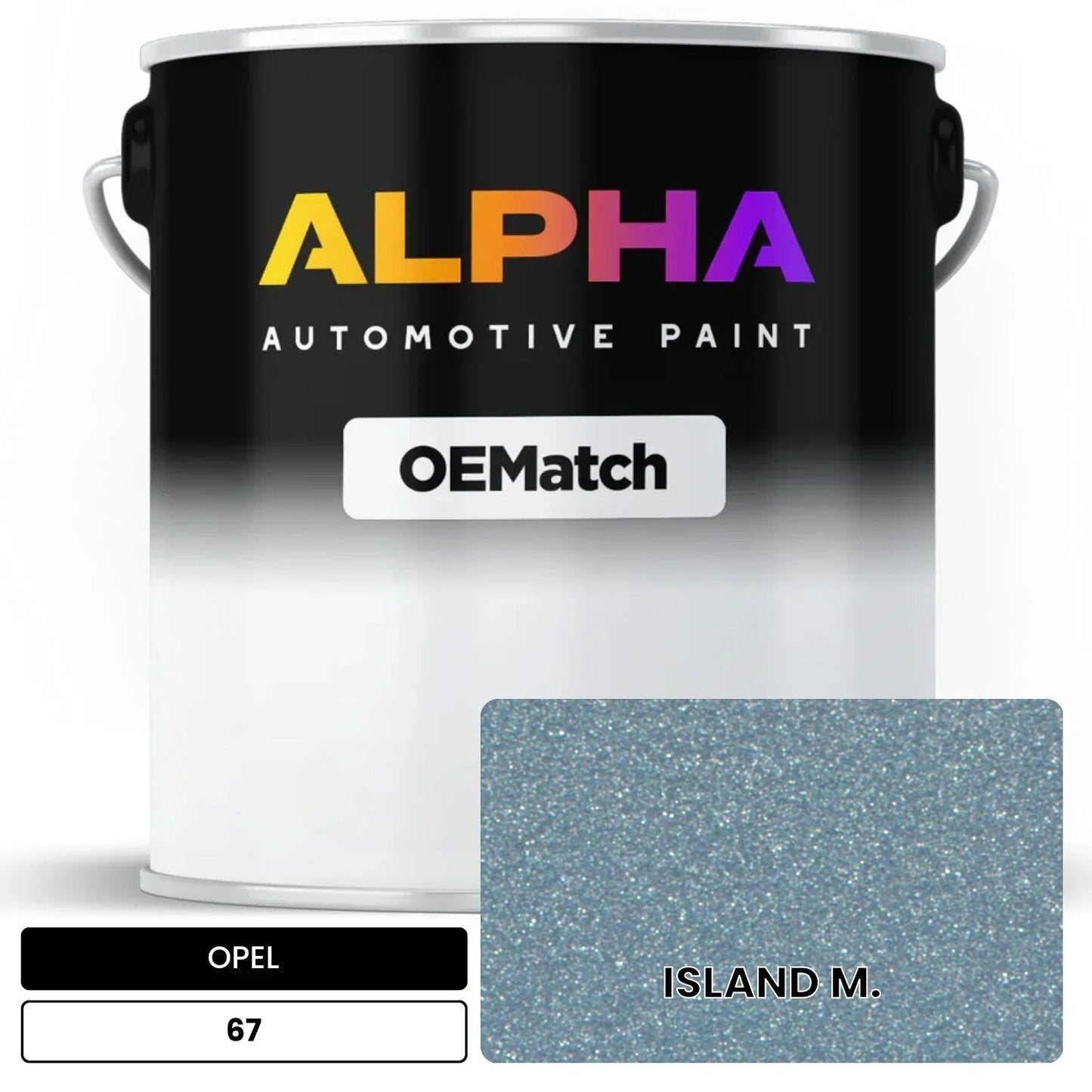 OPEL ISLAND M. 67 OEMatch Basecoat