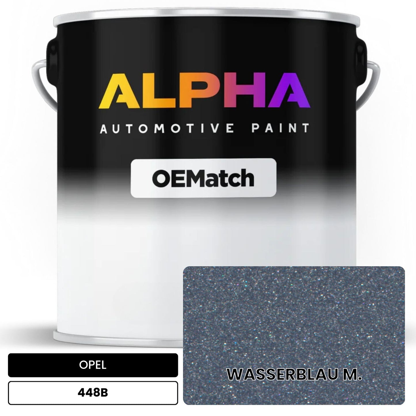 OPEL WASSERBLAU M. 448B OEMatch Basecoat