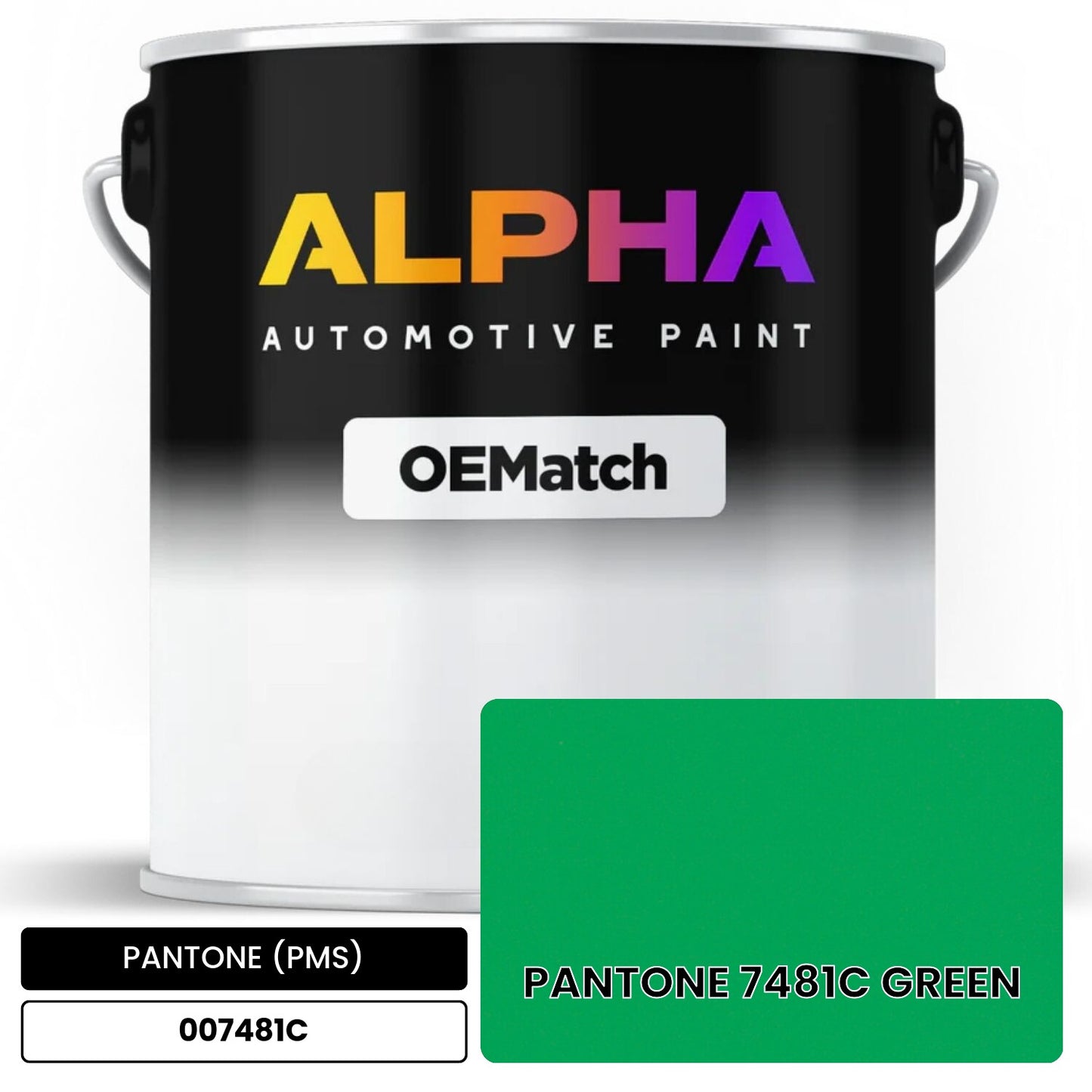 PANTONE (PMS) PANTONE 7481C GREEN 007481C OEMatch Basecoat