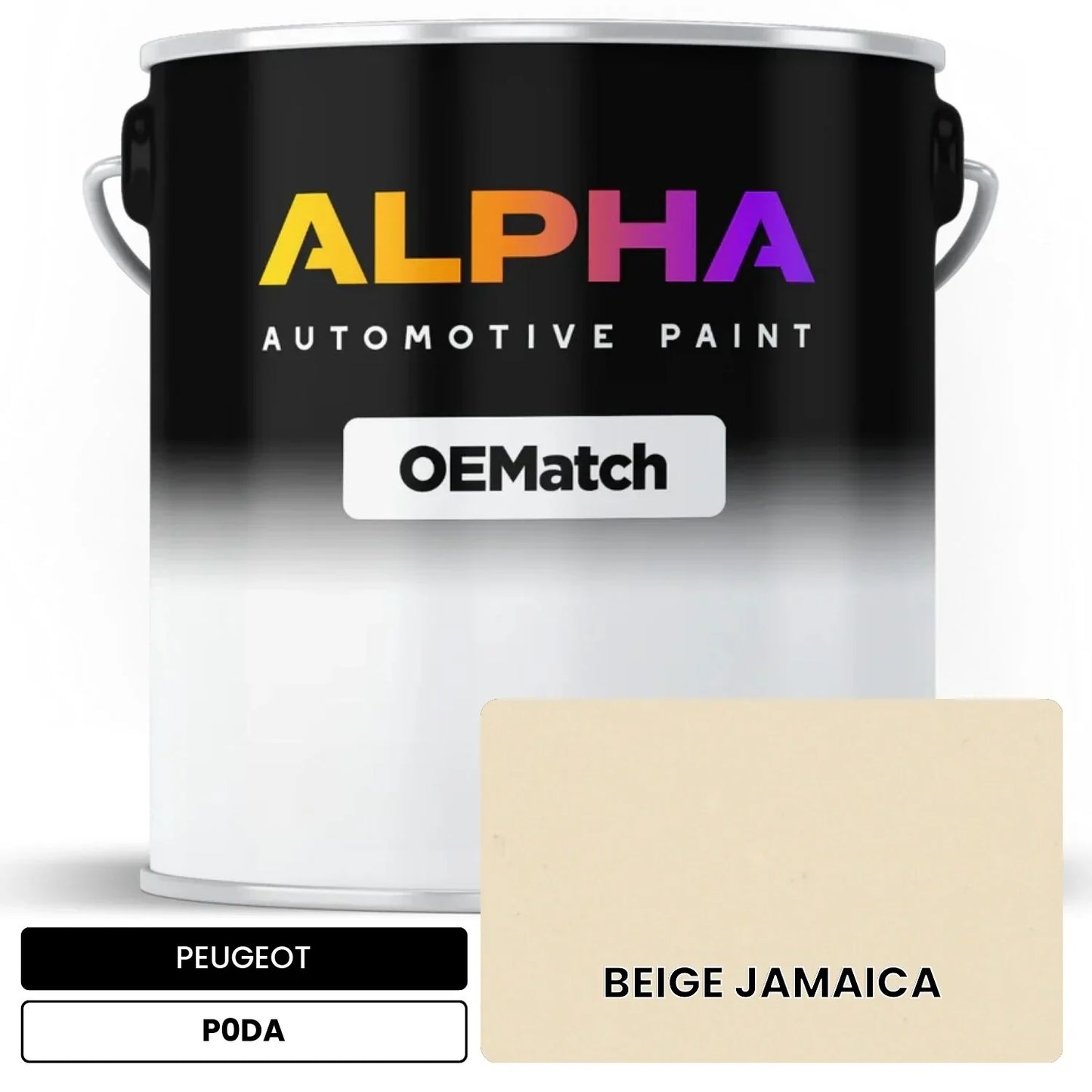 PEUGEOT BEIGE JAMAICA P0DA OEMatch Basecoat