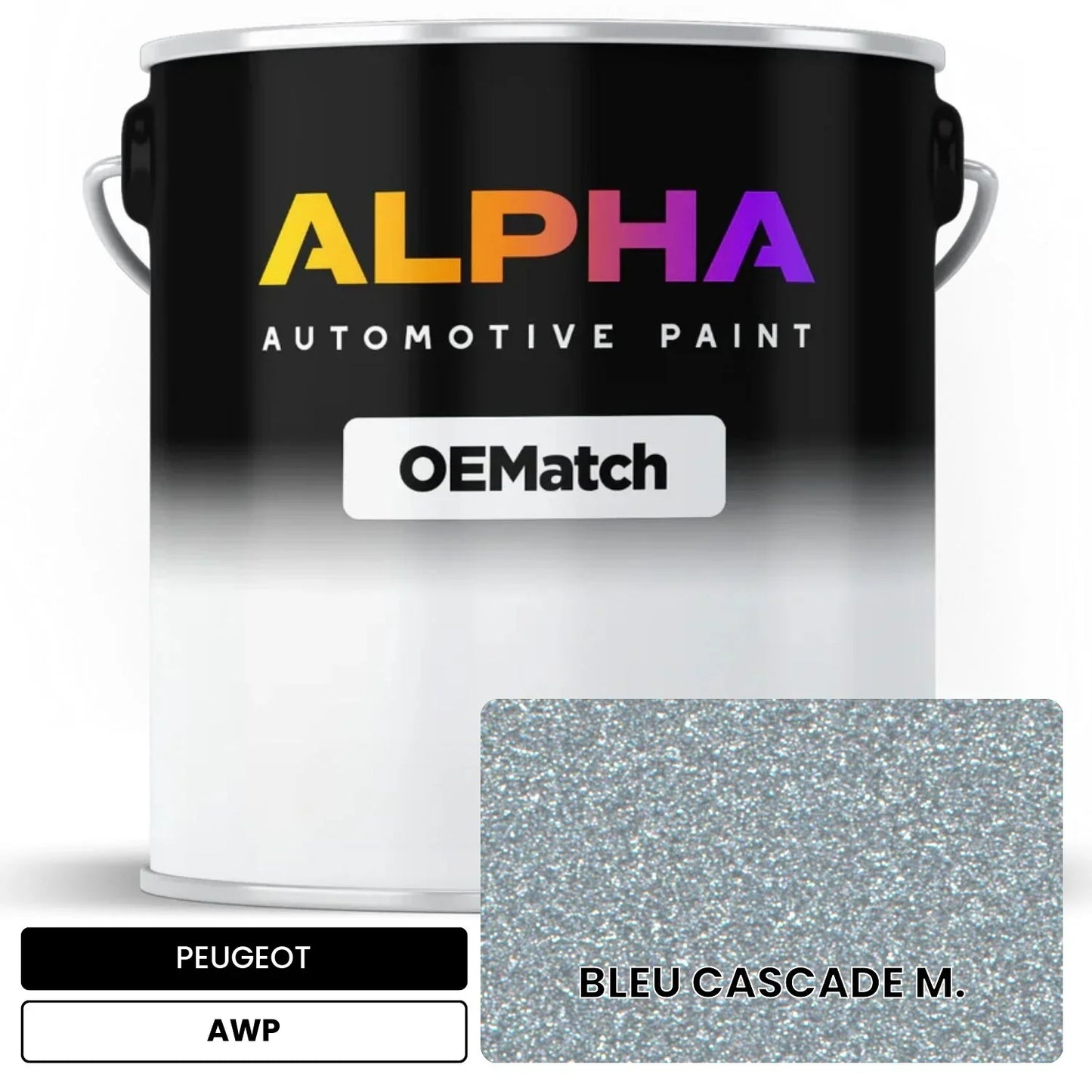 PEUGEOT BLEU CASCADE M. AWP OEMatch Basecoat