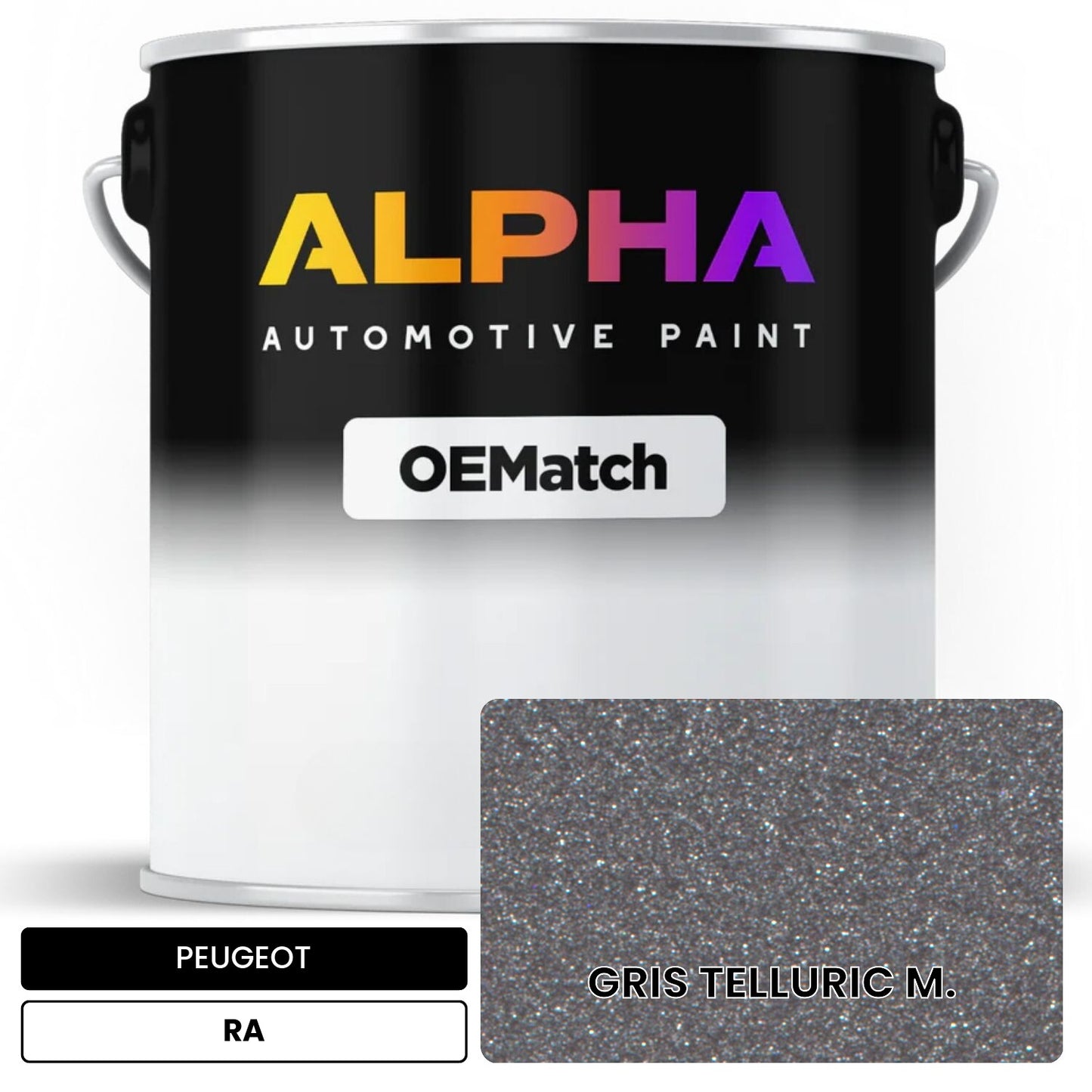 PEUGEOT GRIS TELLURIC M. RA OEMatch Basecoat