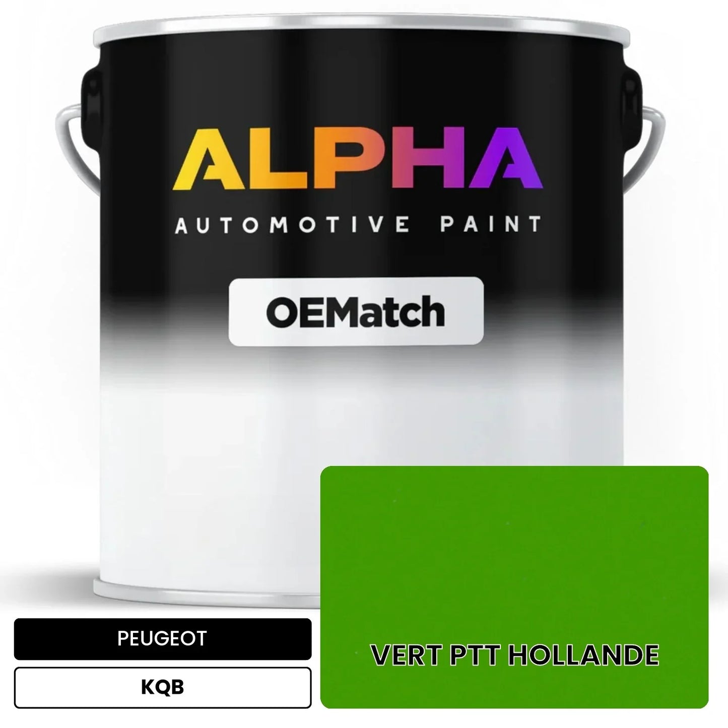 PEUGEOT VERT PTT HOLLANDE KQB OEMatch Basecoat