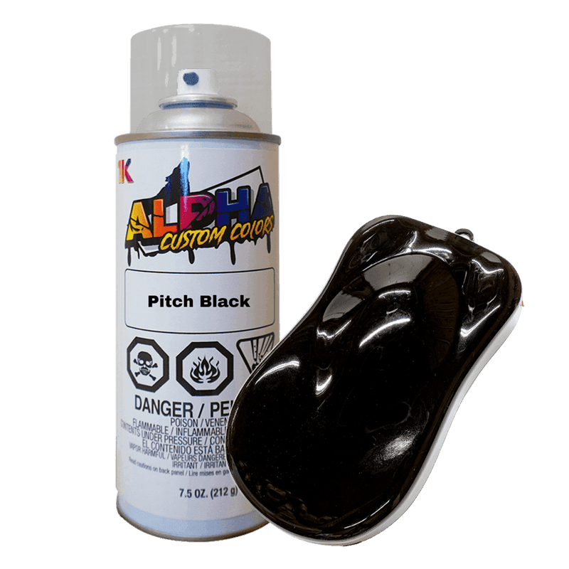 Pitch Black Bike Paint Kit - The Spray Source - Alpha Pigments
