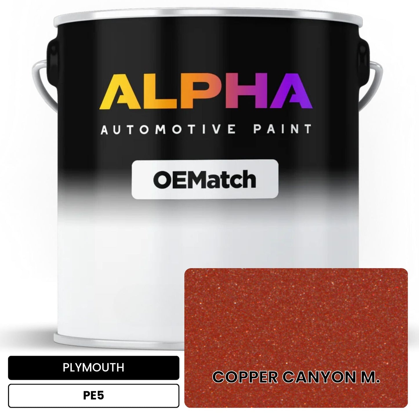 PLYMOUTH COPPER CANYON M. PE5 OEMatch Basecoat