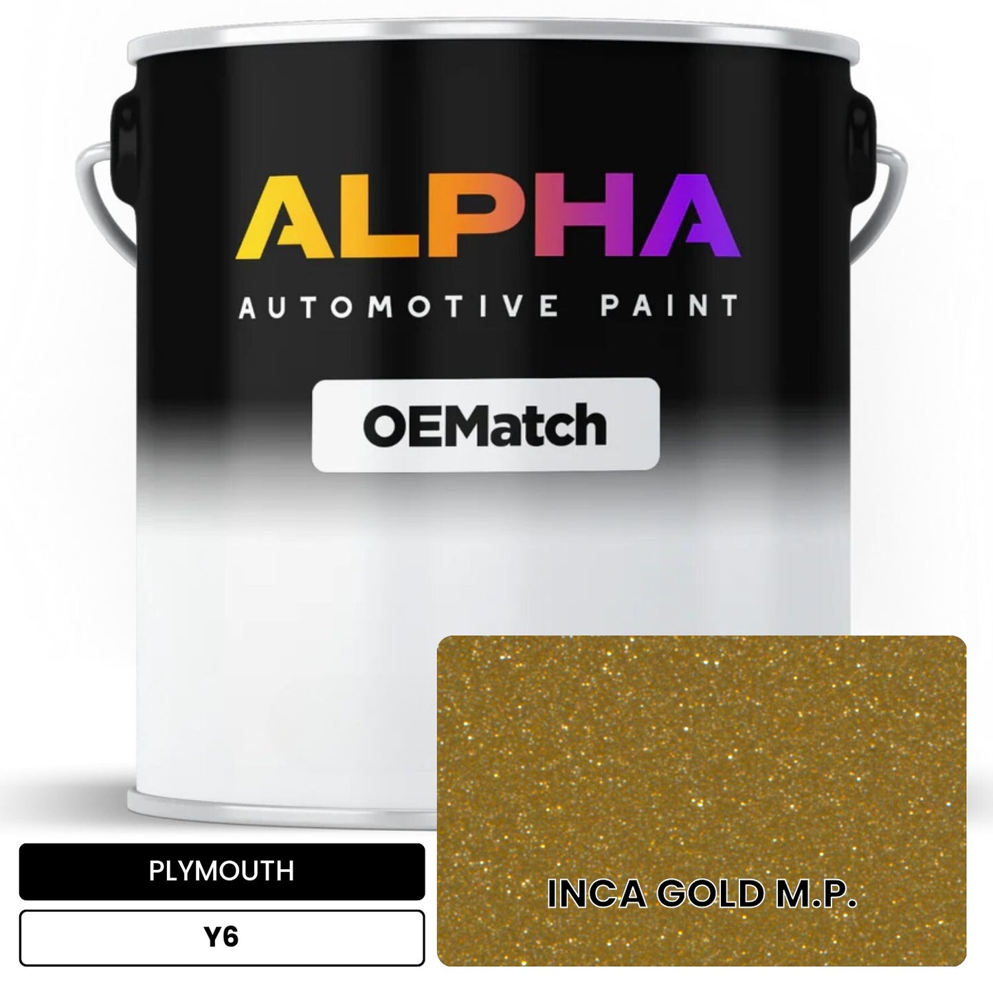 PLYMOUTH INCA GOLD M.P. Y6 OEMatch Basecoat