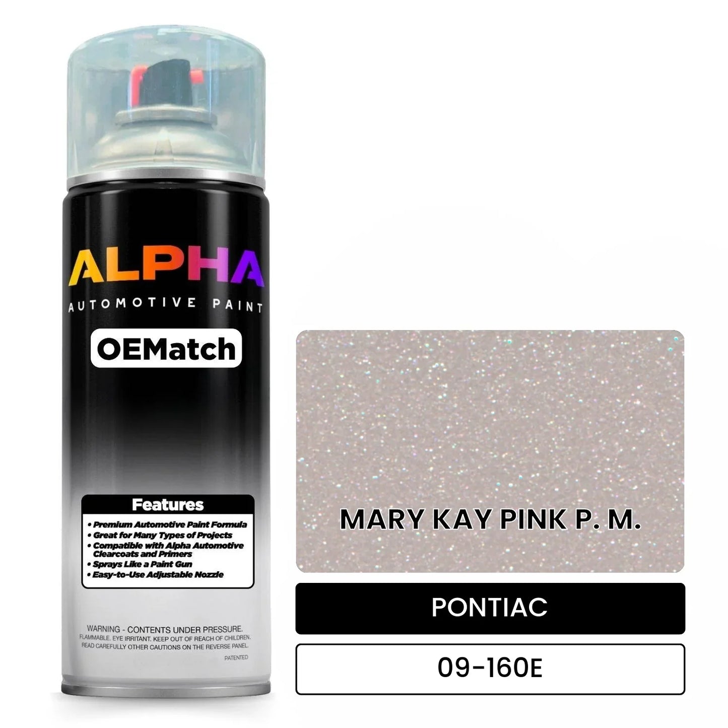 PONTIAC MARY KAY PINK P. M. 09-160E OEMatch Spraycan