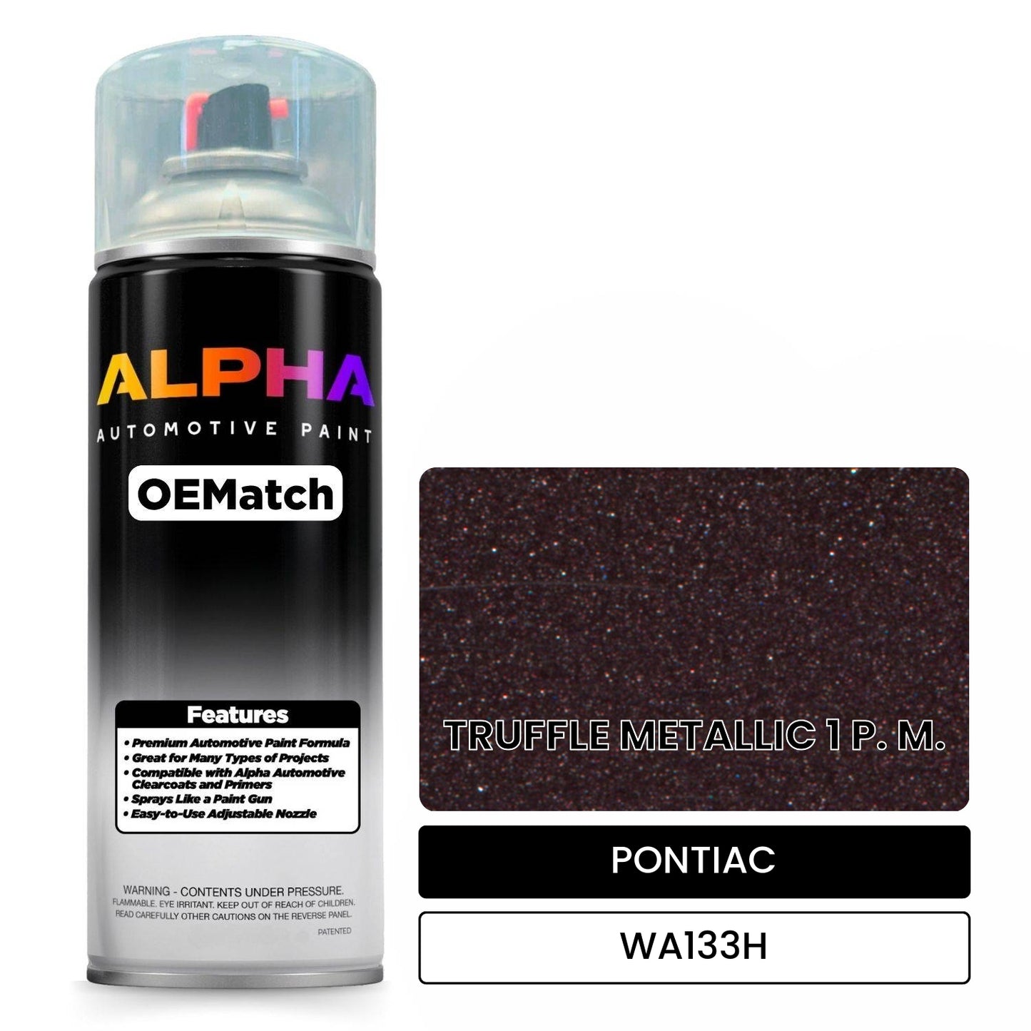 PONTIAC TRUFFLE METALLIC 1 P. M. WA133H OEMatch Spraycan