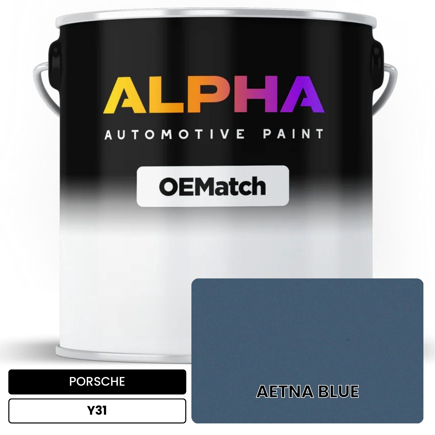 バニラ試作品 1st COLOR PORSCHE Aetna Blue Y31 | OEMatch Automotive Basecoat – The Spray