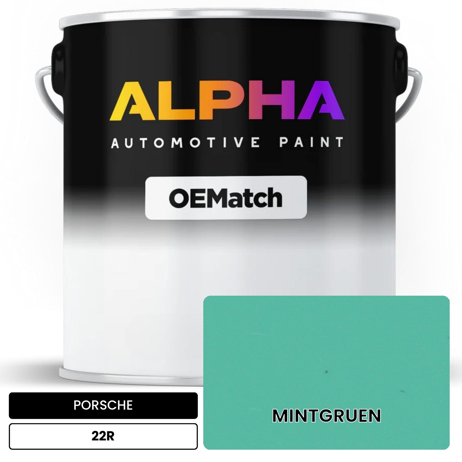 PORSCHE Mint Green 22R | OEMatch Automotive Basecoat – The Spray