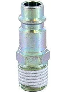 Prevost 14 high flow interchange male fitting with threaded end and hexagonal nut