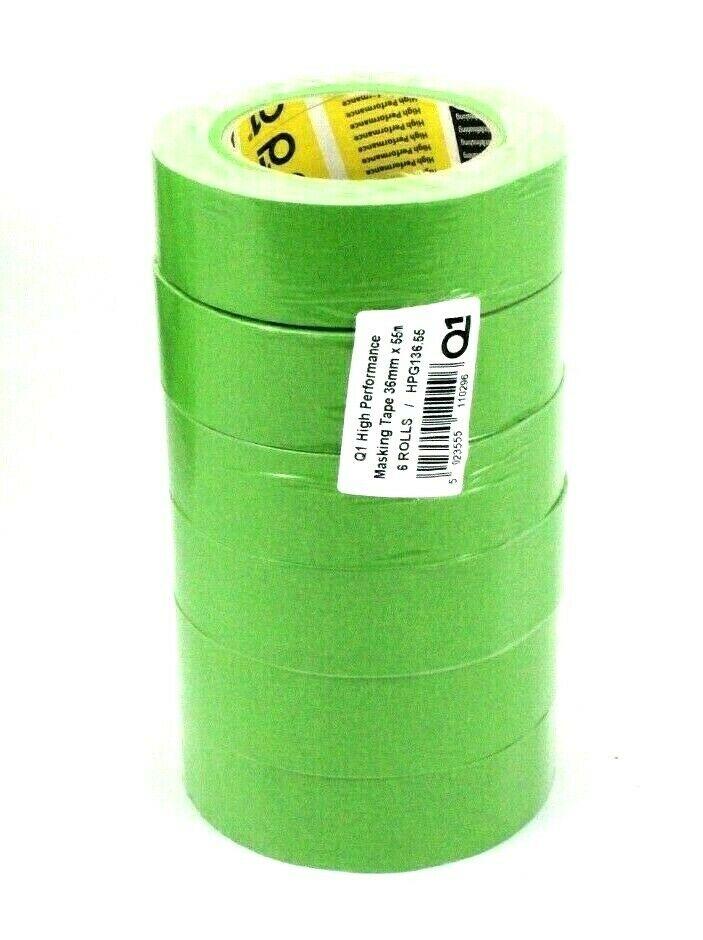 Q1 Performance Green Masking Tape 1.5, 1 (Single Roll)
