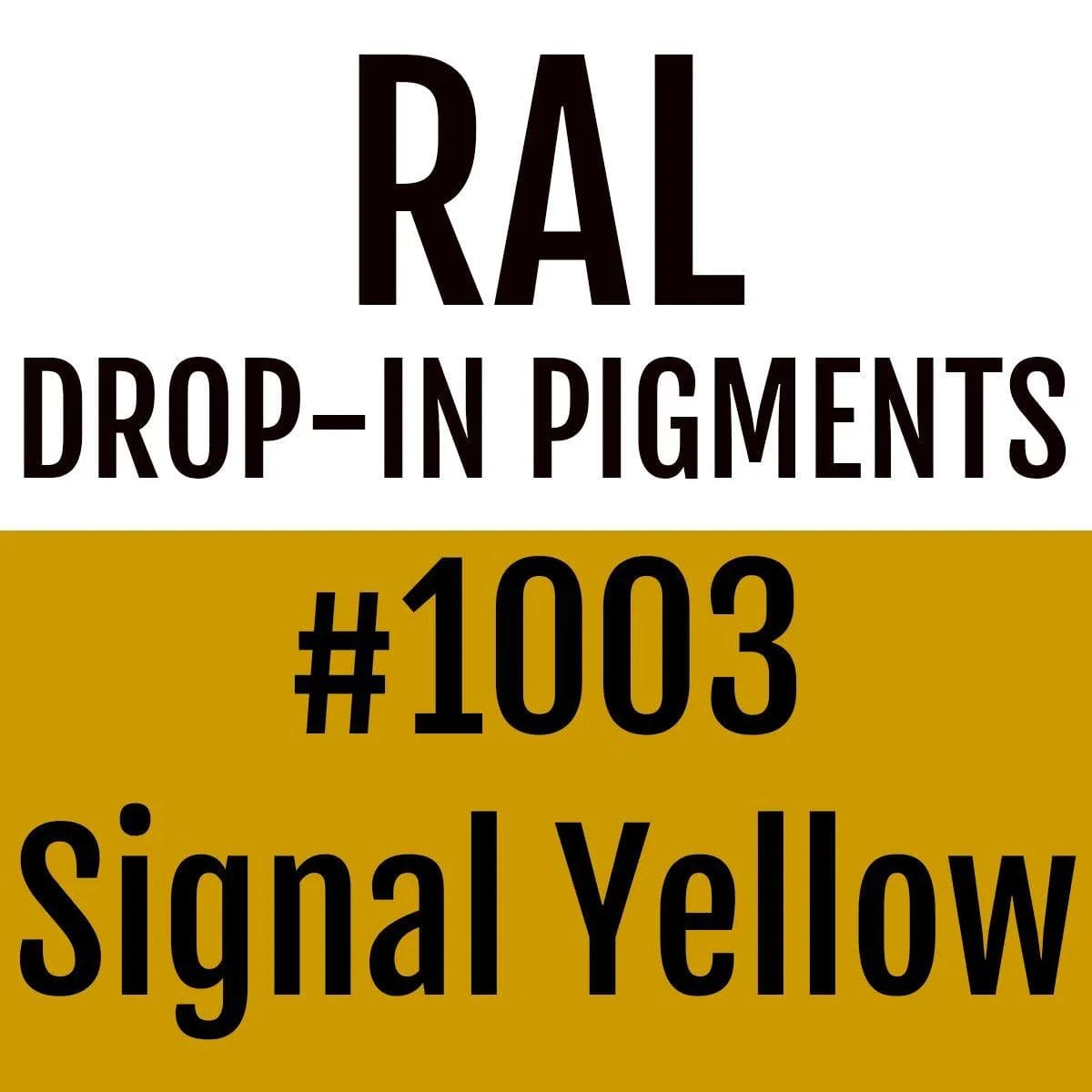 RAL #1003 Signal Yellow Drop-In Pigment | Liquid Wrap or Bedliner - The Spray Source - Alpha Pigments