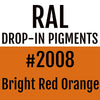 RAL #2008 Bright Red Orange Drop-In Pigment | Liquid Wrap or Bedliner