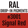 RAL #3001 Signal Red Drop-In Pigment | Liquid Wrap or Bedliner
