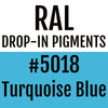 RAL #5018 Turquoise Blue Drop-In Pigment | Liquid Wrap or Bedliner