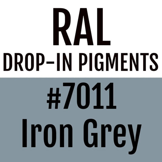 RAL #7011 Iron Grey Drop-In Pigment | Liquid Wrap or Bedliner - The Spray Source - Alpha Pigments
