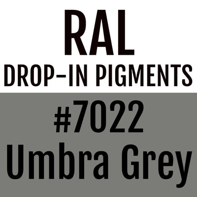 RAL #7022 Umbra Grey Drop-In Pigment | Liquid Wrap or Bedliner - The Spray Source - Alpha Pigments