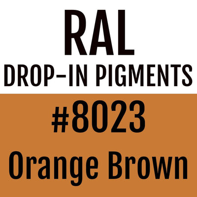 RAL #8023 Orange Brown Drop-In Pigment | Liquid Wrap or Bedliner - The Spray Source - Alpha Pigments