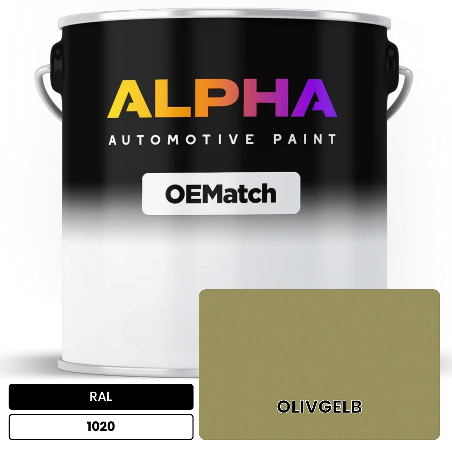 RAL OLIVGELB 1020 OEMatch Basecoat