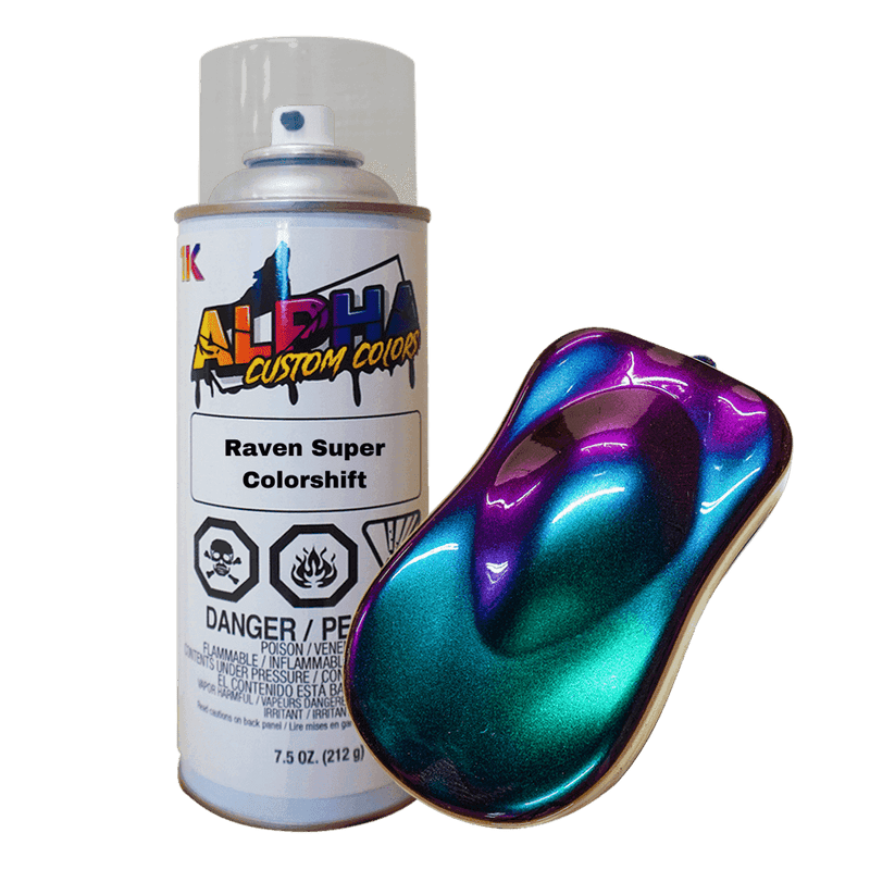 Raven Super Colorshift Bike Paint Kit - The Spray Source - Alpha Pigments