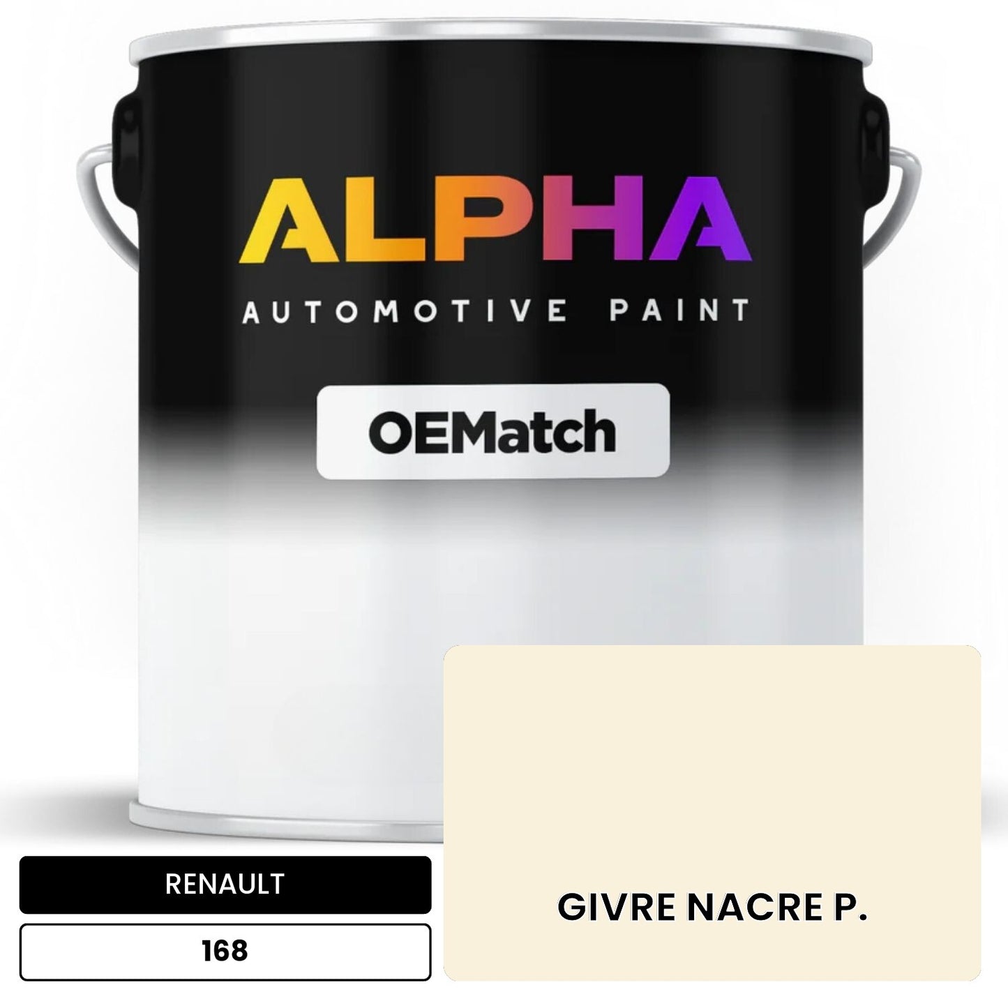 RENAULT GIVRE NACRE P. 168 OEMatch Basecoat