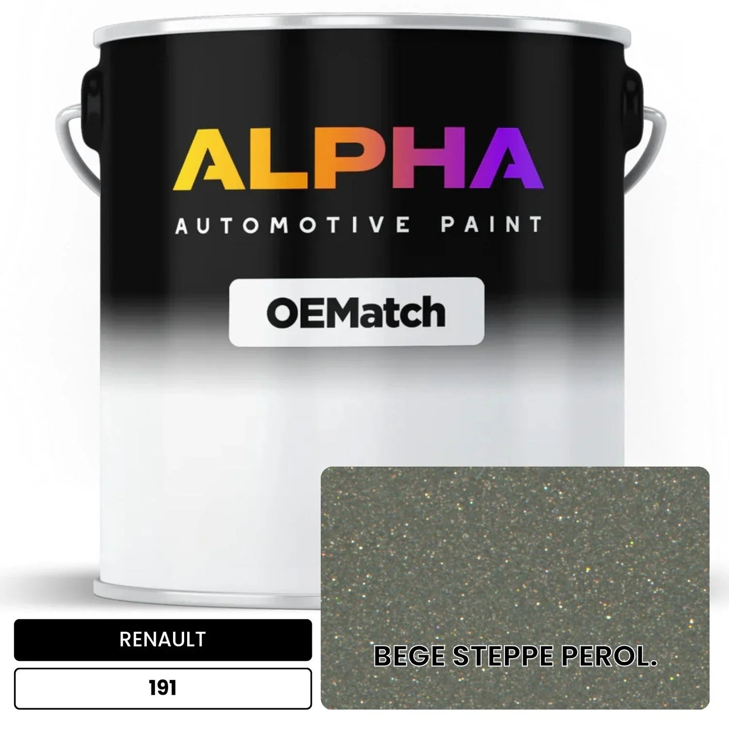 RENAULT BEGE STEPPE PEROL. 191 OEMatch Basecoat