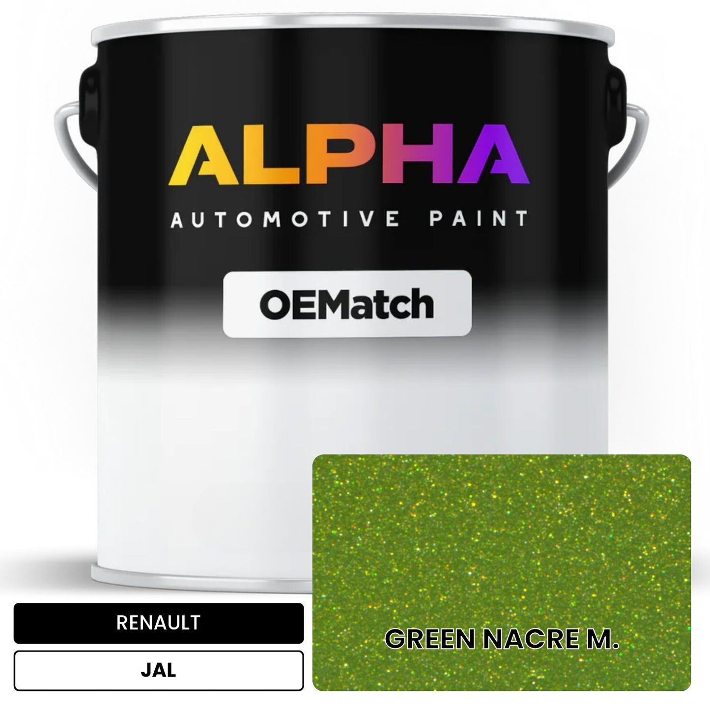 RENAULT GREEN NACRE M. JAL OEMatch Basecoat