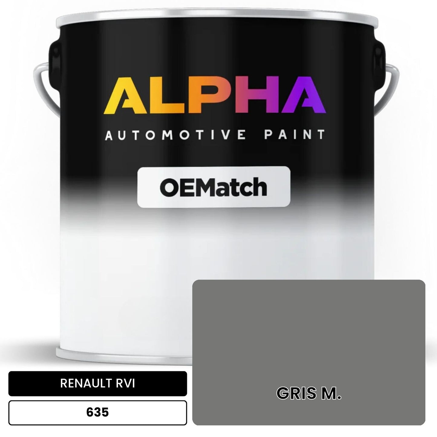 RENAULT RVI GRIS M. 635 OEMatch Basecoat