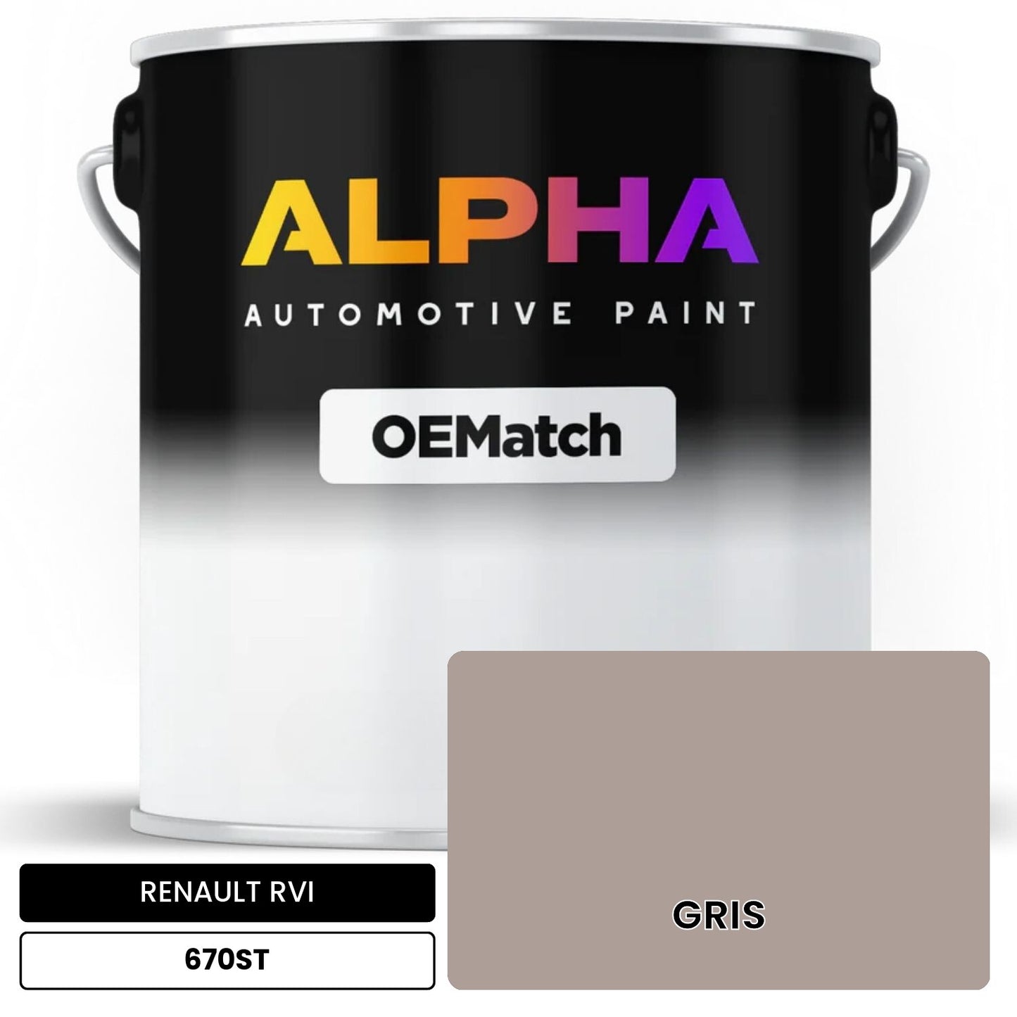 RENAULT RVI GRIS 670ST OEMatch Basecoat