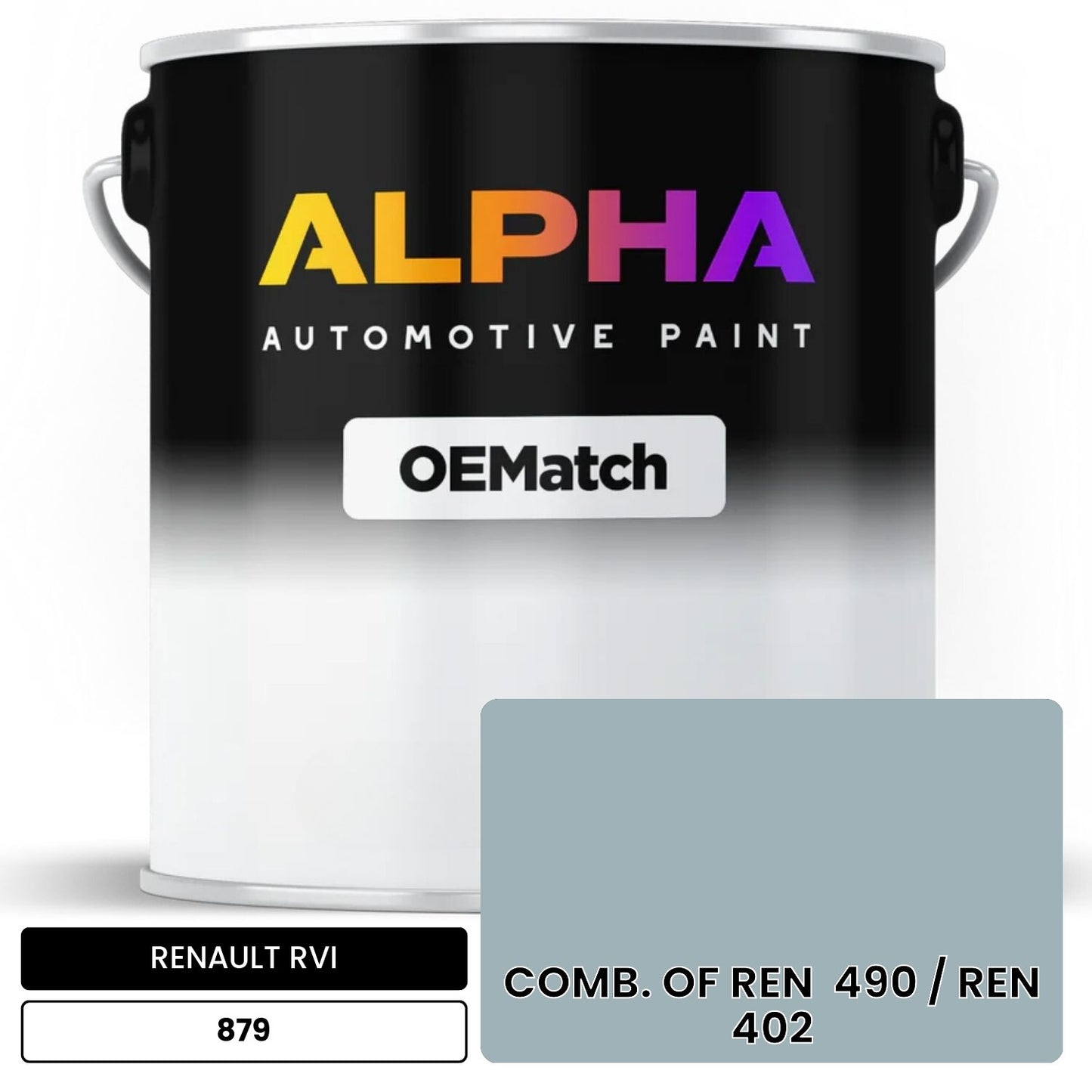 RENAULT RVI COMB. OF REN 490 / REN 402 879 OEMatch Basecoat