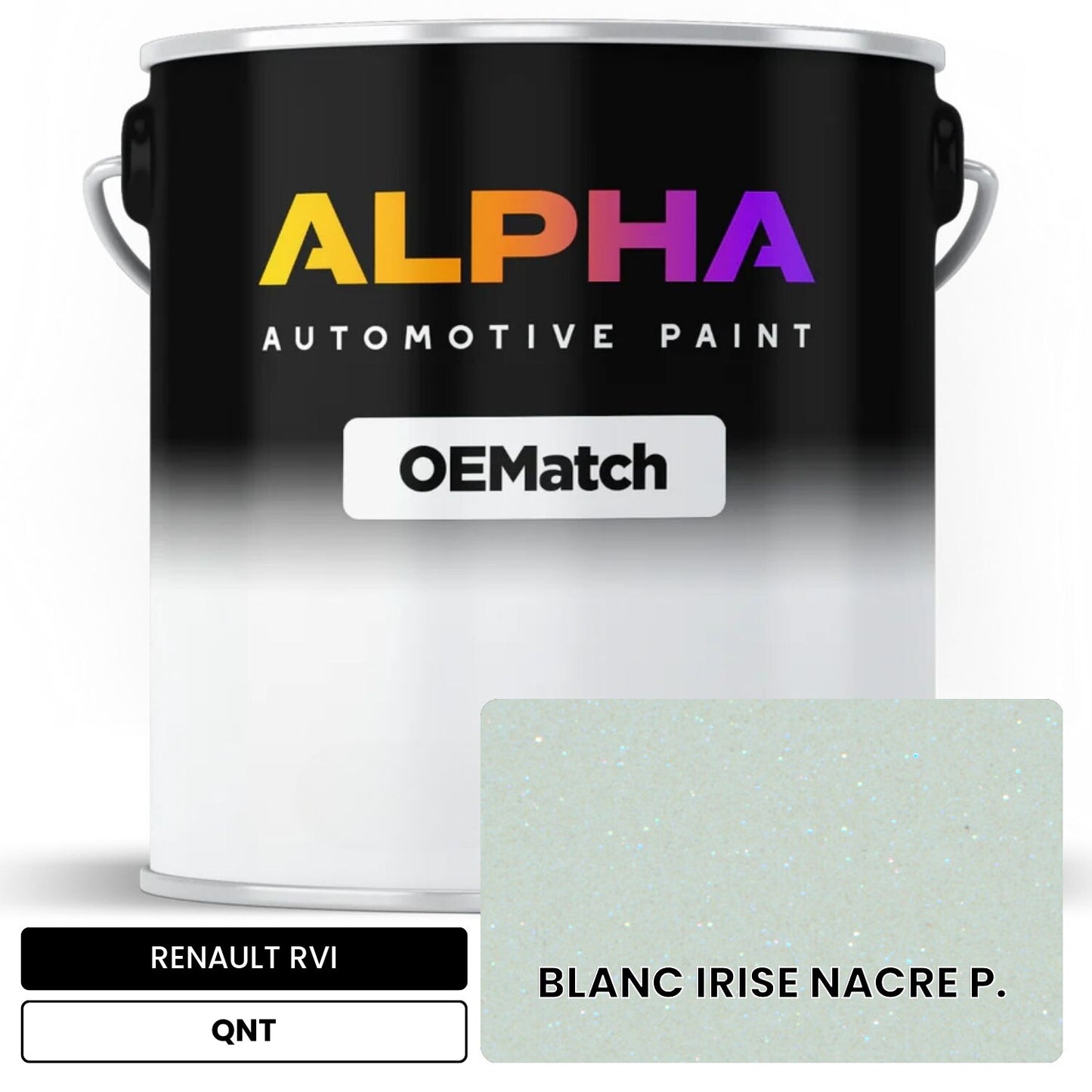 RENAULT RVI BLANC IRISE NACRE P. QNT OEMatch Basecoat