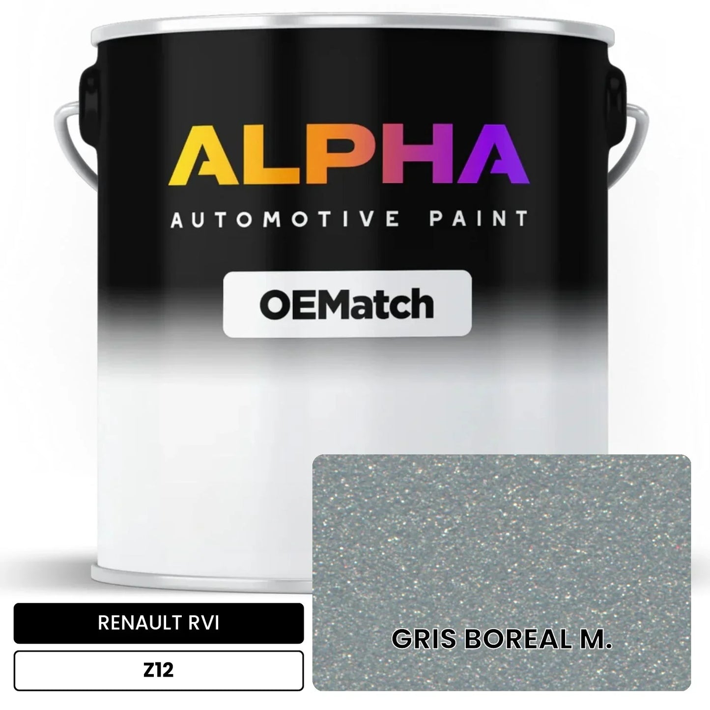 RENAULT RVI GRIS BOREAL M. Z12 OEMatch Basecoat
