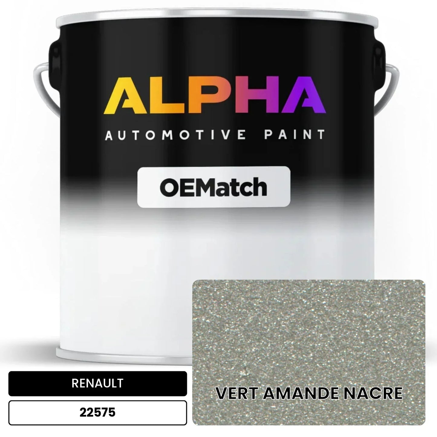 RENAULT VERT AMANDE NACRE 22575 OEMatch Basecoat